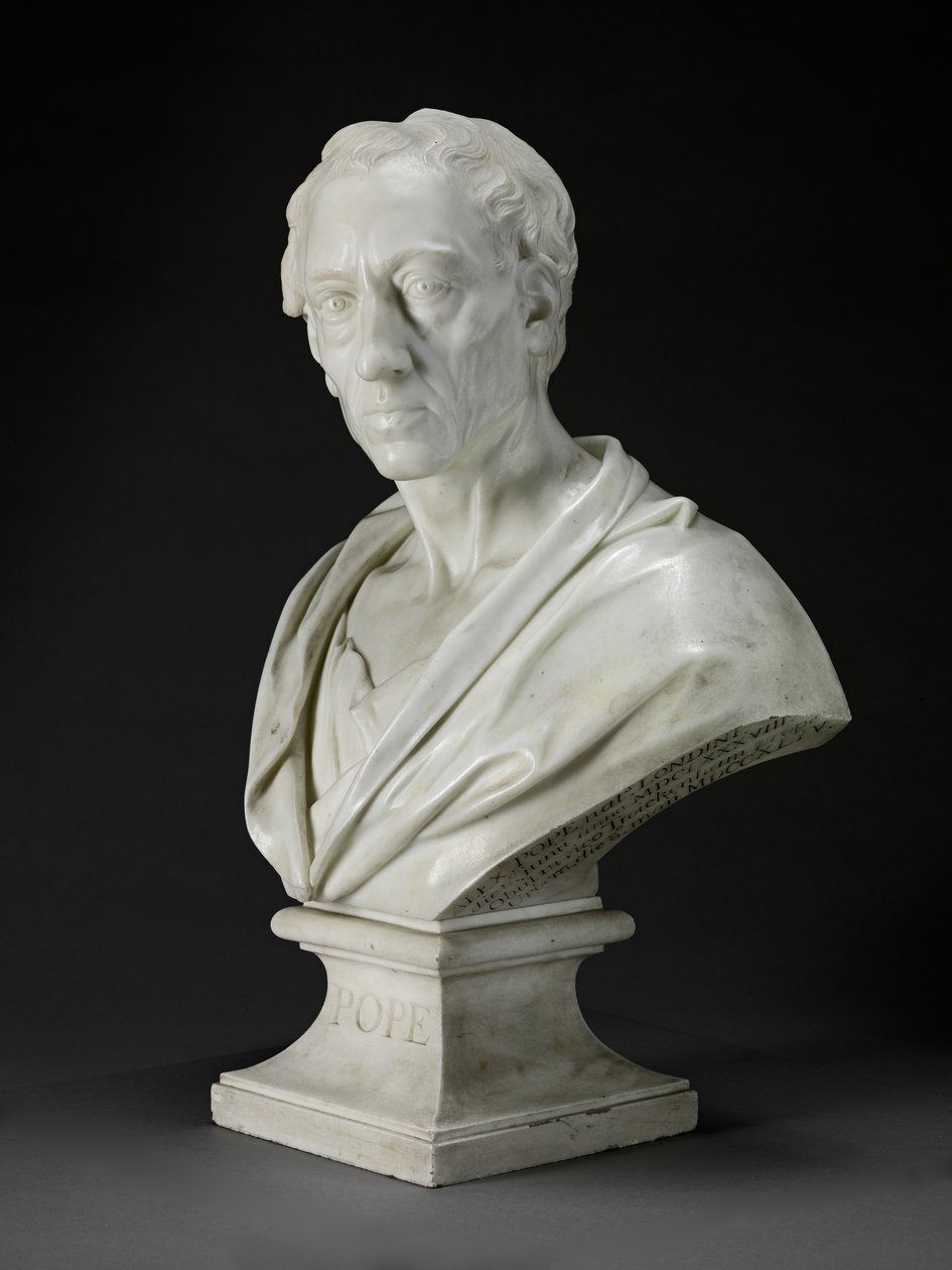 Alexandre Pope (1688-1744) 1741 - Louis Francois Roubilliac
