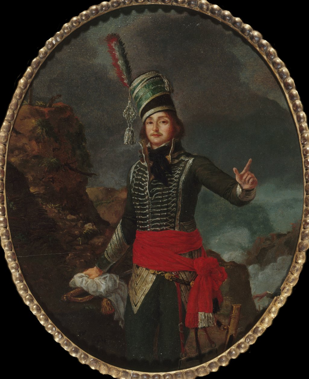 Portrait du général François Séverin Marceau-Desgraviers 1769-1796, vers 1796 - Louis François Sergent Marceau