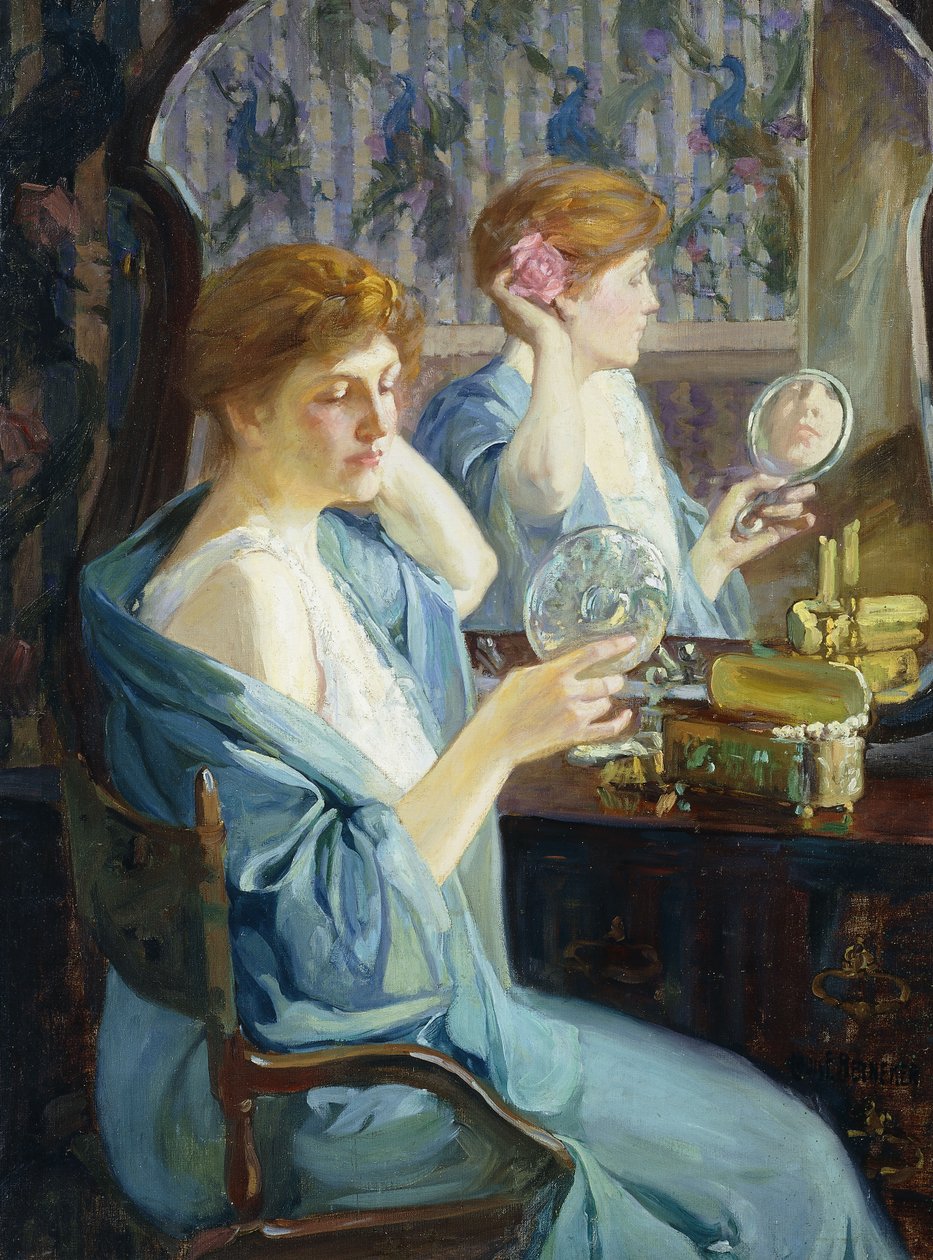 Maude en vert - Louis Frederick Berneker
