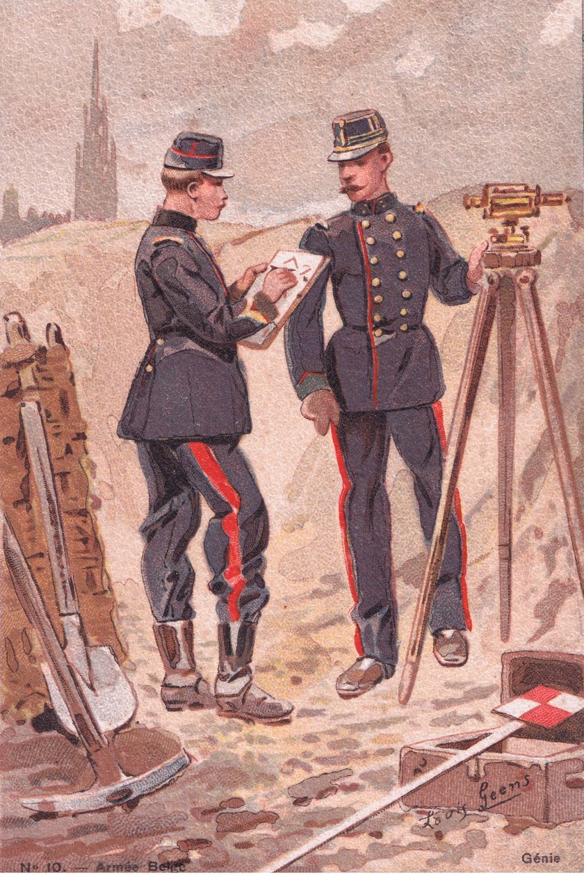 Génie, Carte Postale, Années 1920 - Louis Geens