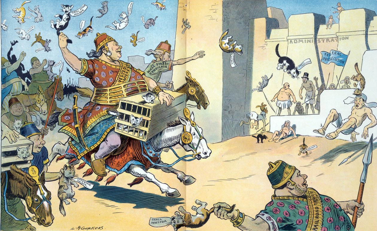 Les Perses de Wall Street et les Égyptiens de Washington 1907. L