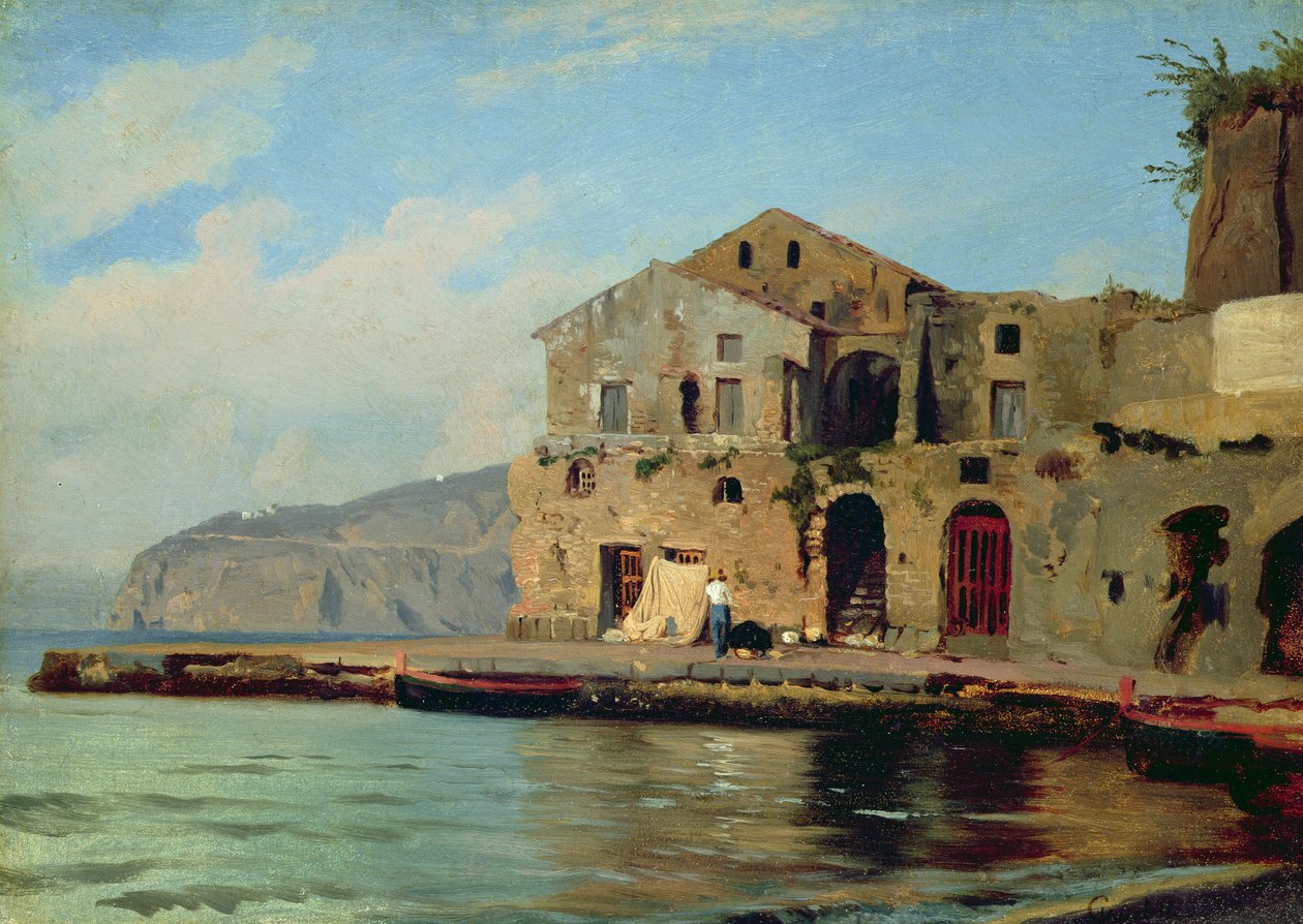 Maison de plage à Sorrente - Louis Gurlitt