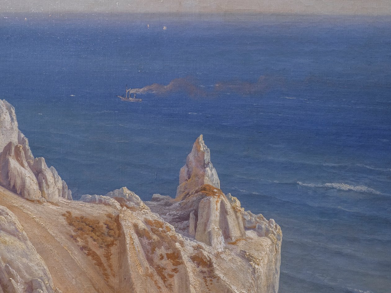 Les falaises de Møns Klint - Louis Gurlitt