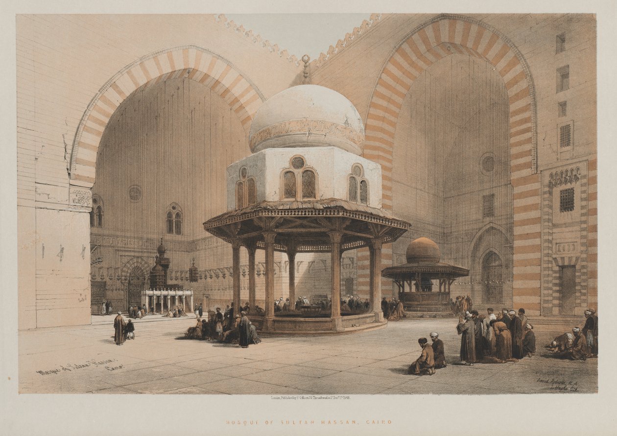 Mosquée du sultan Hassan, Le Caire - Louis Haghe