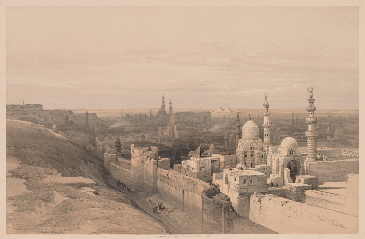 Égypte et Nubie : Volume III - N° 26, Le Caire, Vue vers l