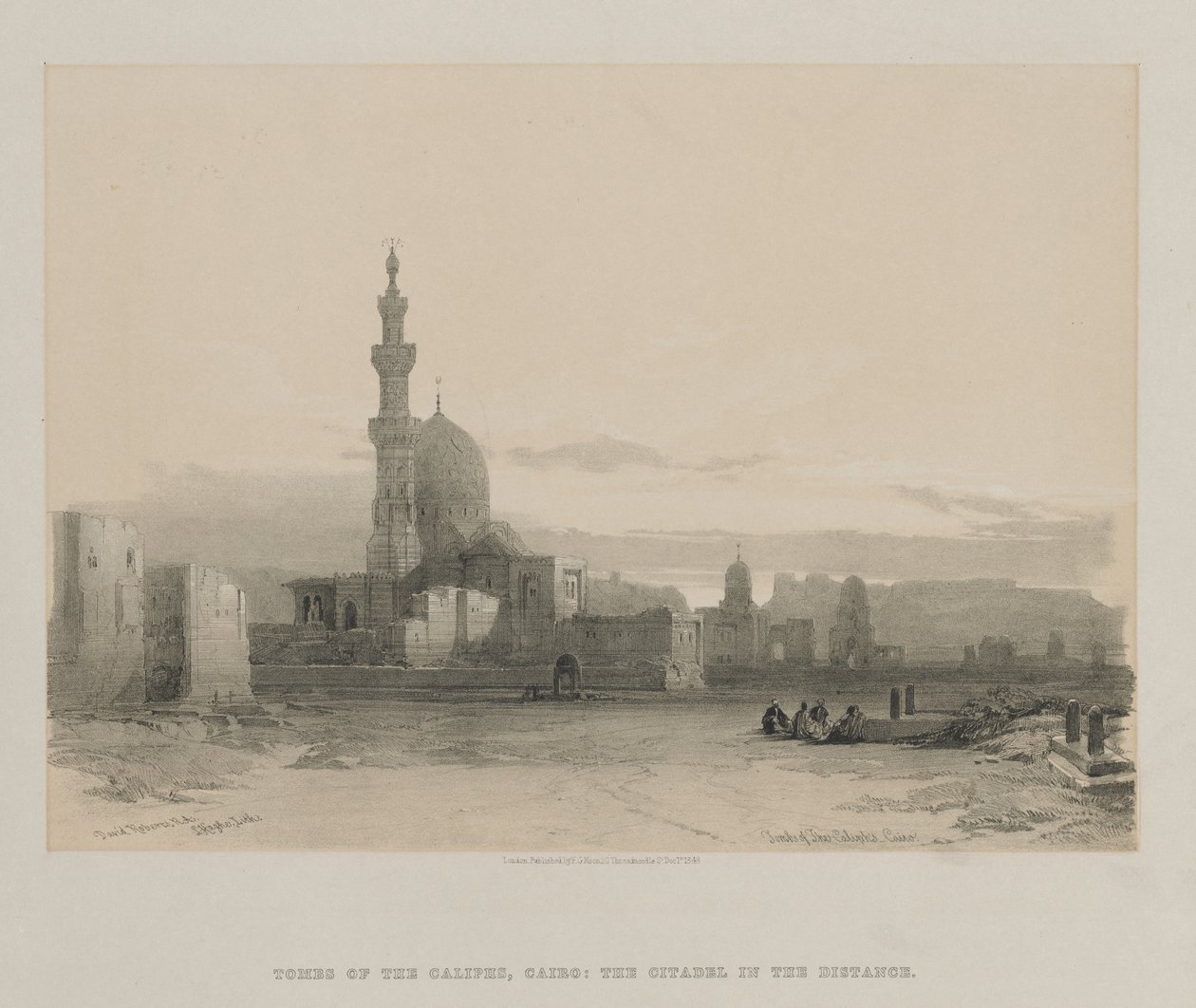 Égypte et Nubie, Volume III : Tombes des califes, Le Caire - Louis Haghe