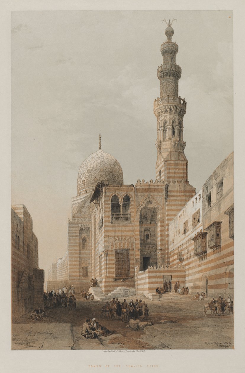 Égypte et Nubie, Volume III : Tombes des Khalifs, Le Caire, 1848 - Louis Haghe