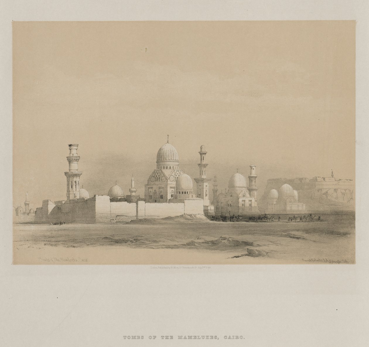 Égypte et Nubie, Volume III : Tombes des Mamelouks, Le Caire - Louis Haghe