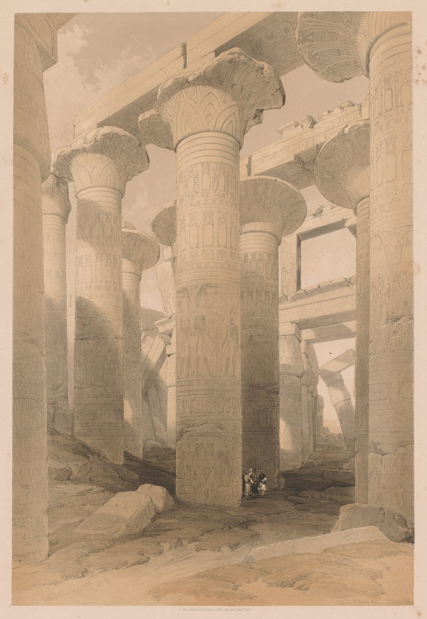 Égypte et Nubie : Volume II - N° 14, Karnak - Louis Haghe