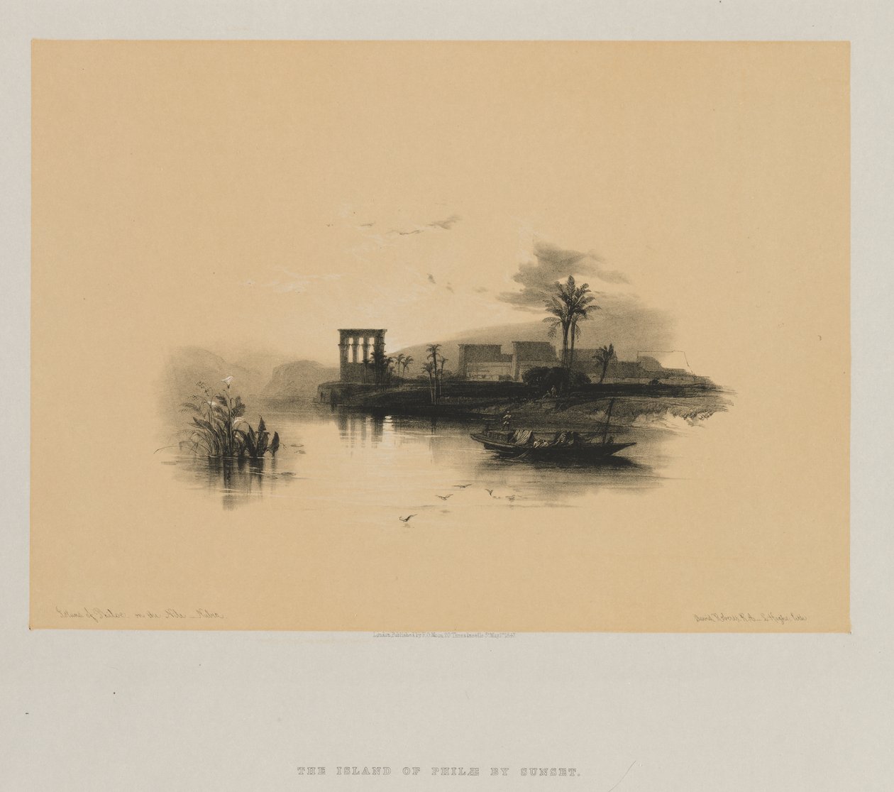 Égypte et Nubie, Volume II : Île de Philae, sur le Nil, Nubie - Louis Haghe