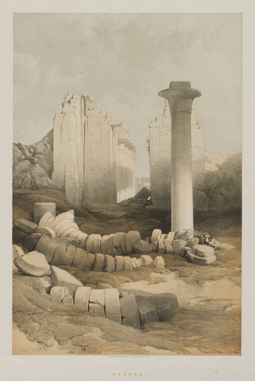 Égypte et Nubie, Volume II: Karnak, 1848 - Louis Haghe