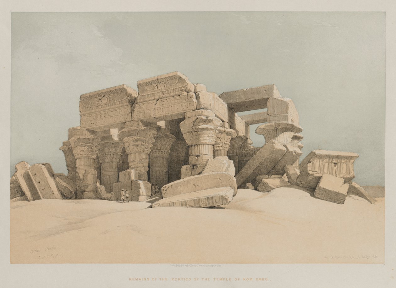 Kom-Ombo - Louis Haghe