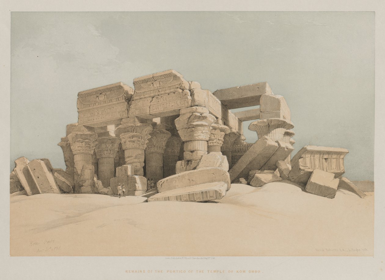 Égypte et Nubie, Volume II : Kom-Ombo, 1846 - Louis Haghe