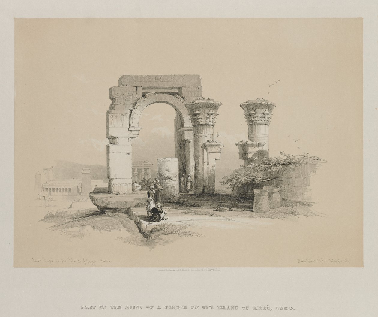 Égypte et Nubie, Volume II : Ruines - Temple sur l