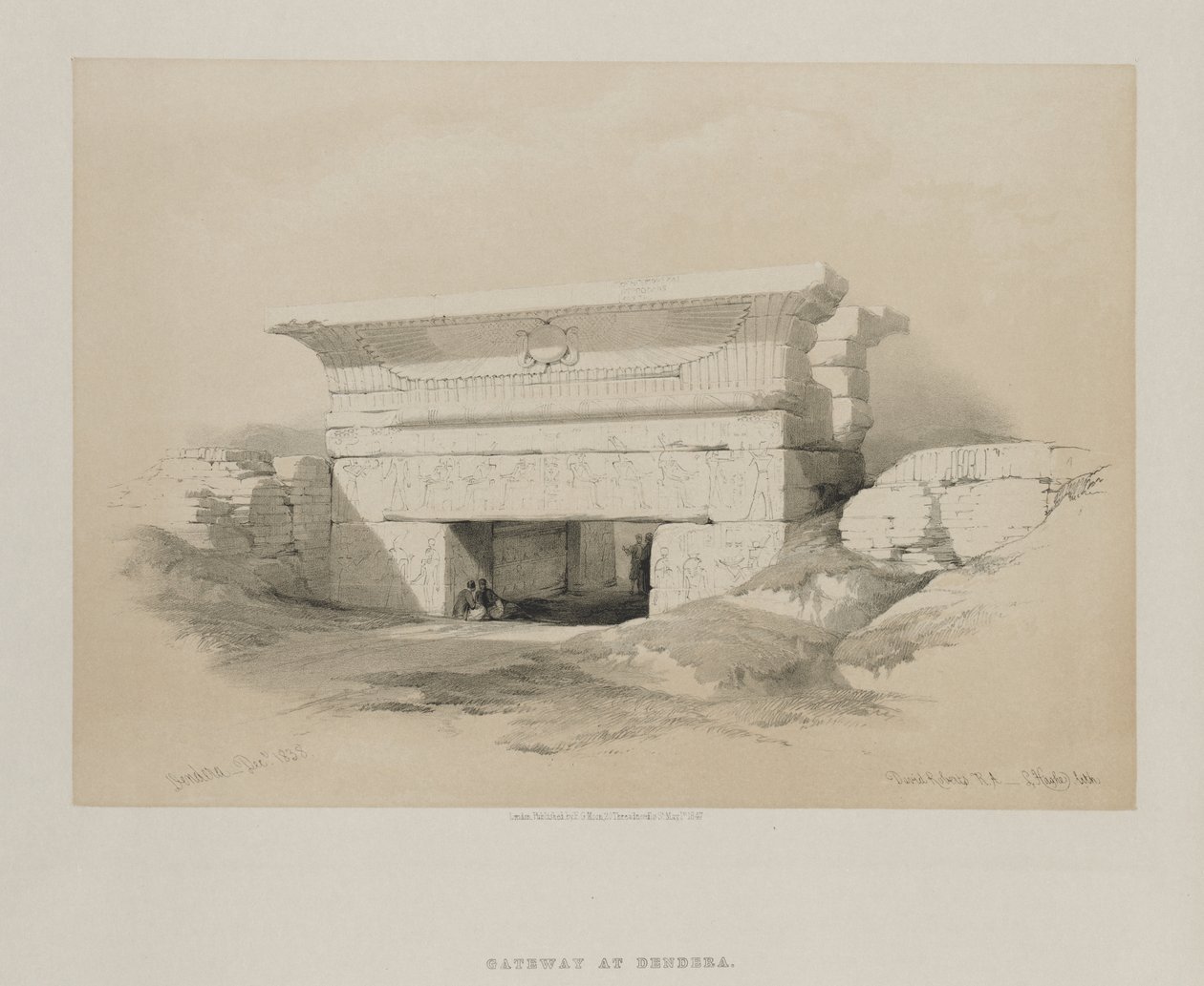 Égypte et Nubie, Volume I : Dendera - Louis Haghe