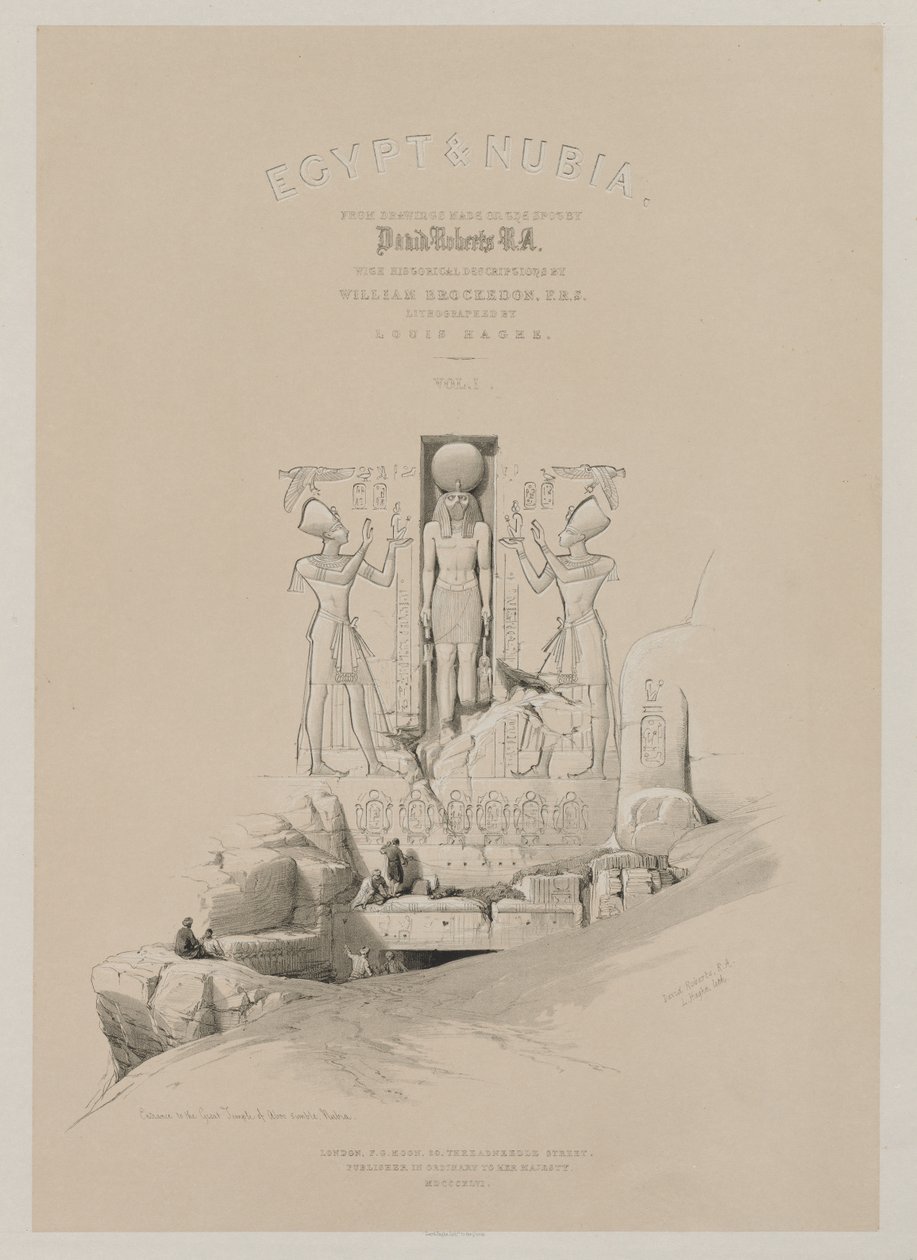 Égypte et Nubie, Volume I : Frontispice, 1846 - Louis Haghe