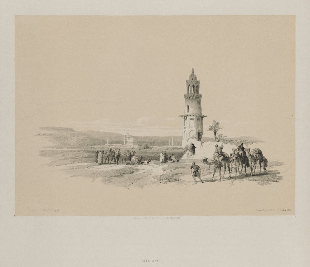Égypte et Nubie, Volume I : Siout - Haute-Égypte, 1847 - Louis Haghe
