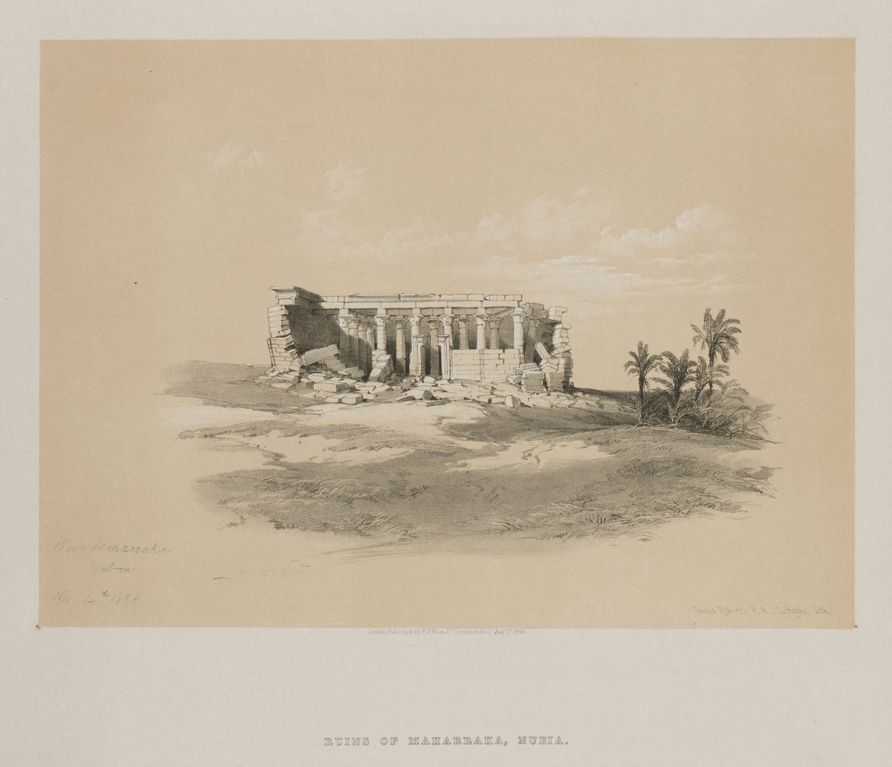 Égypte et Nubie, Volume I : Wady Maharraka, Nubie, 1846 - Louis Haghe