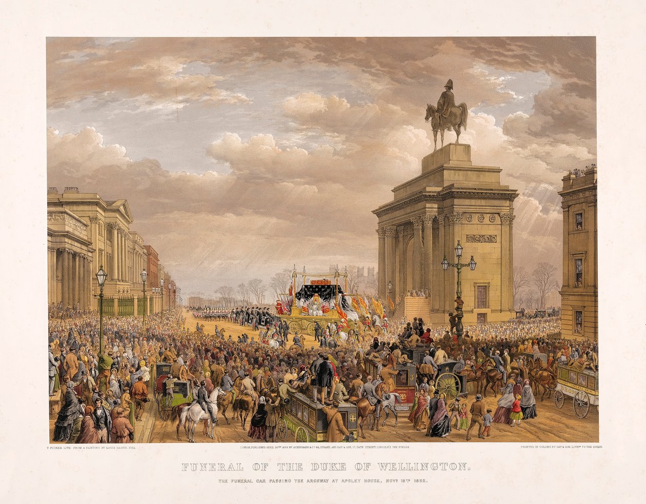Funérailles du duc de Wellington, 18 novembre 1852, pub. 1853 - Louis Haghe