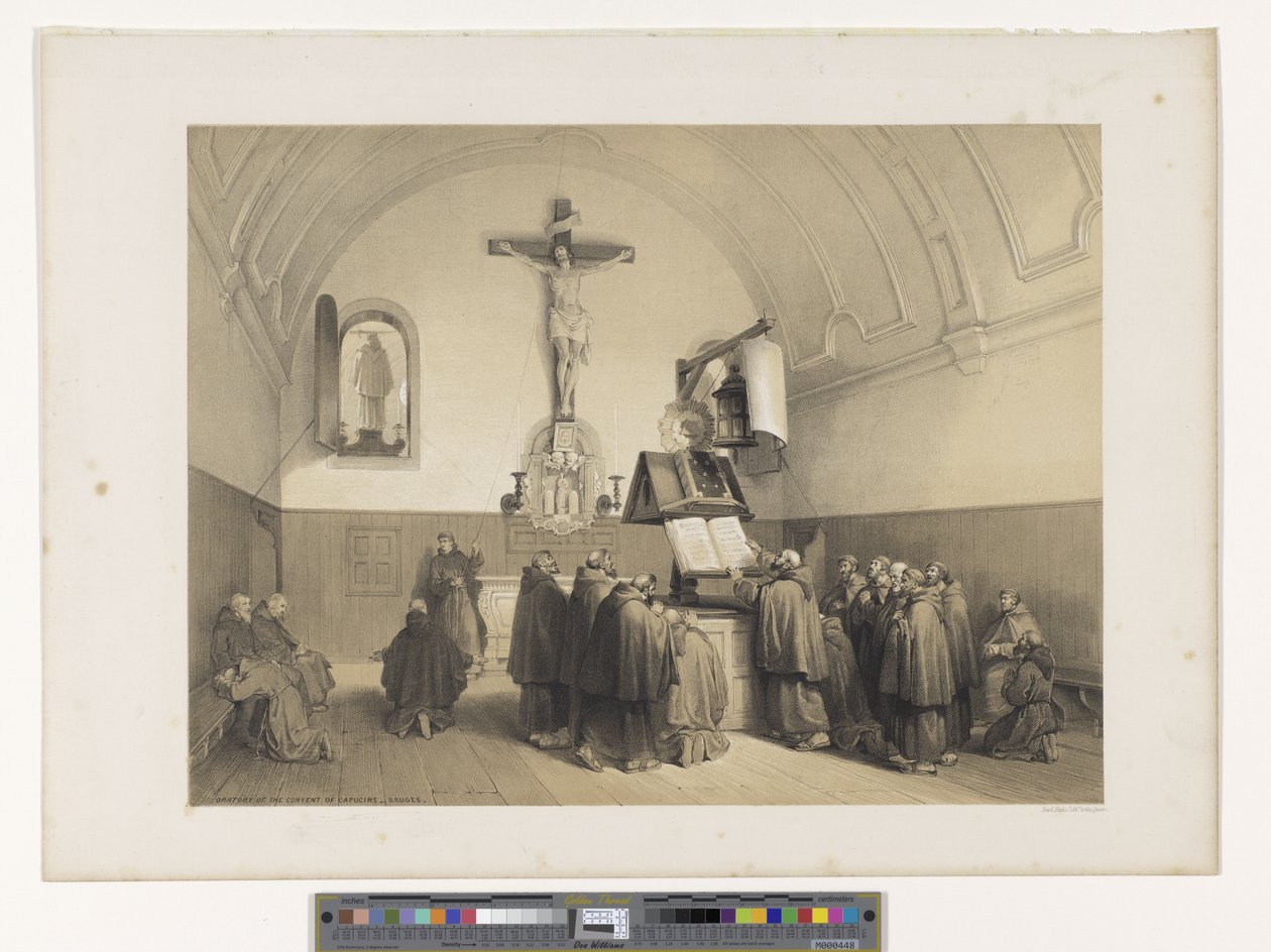 Oratoire du couvent des Capucins à Bruges - Louis Haghe