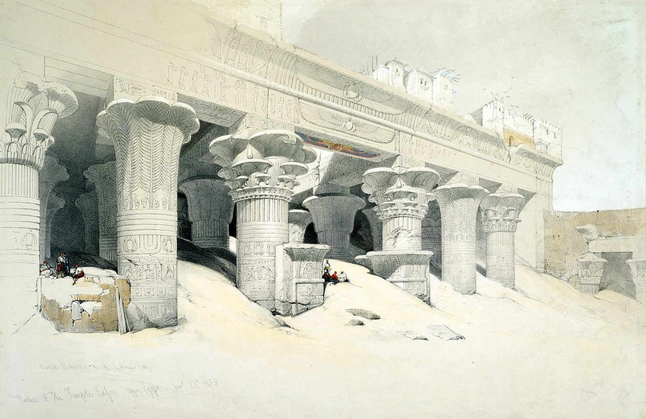 Portique du temple de grès d
