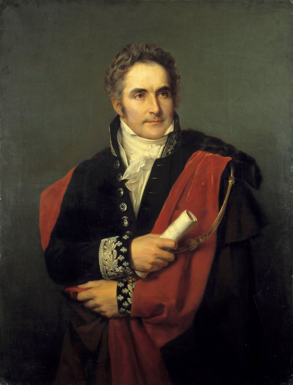 Portrait de Casimir Perier, ministre, président du conseil en 1831 Peinture de Louis Hersent (1777-1860) XIXe siècle. Dim. 1,65 x 0,90 m. Versailles, musée du château - Louis Hersent