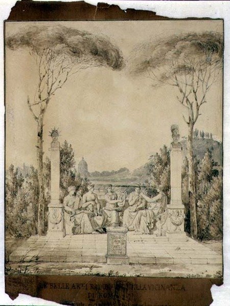 Un hommage aux arts - Louis Hippolyte Lebas