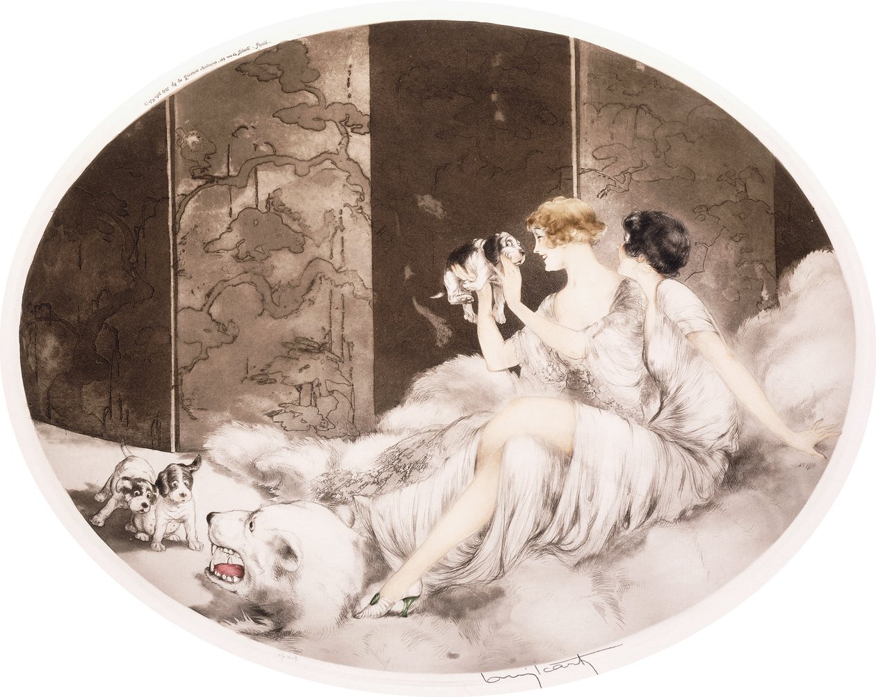 Petits Chiens - Louis Icart
