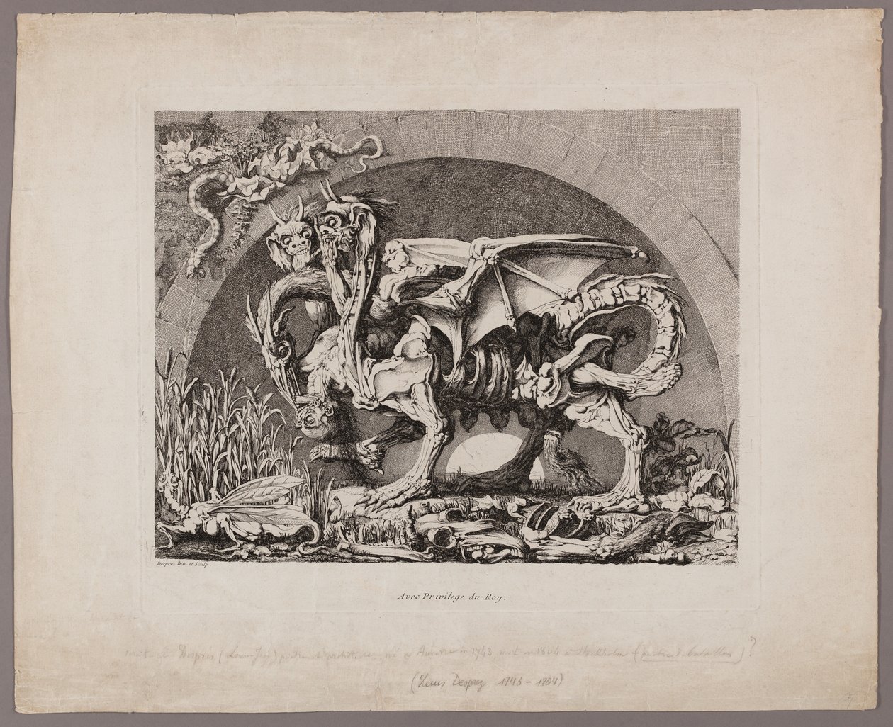 La Chimère - Louis Jean Desprez