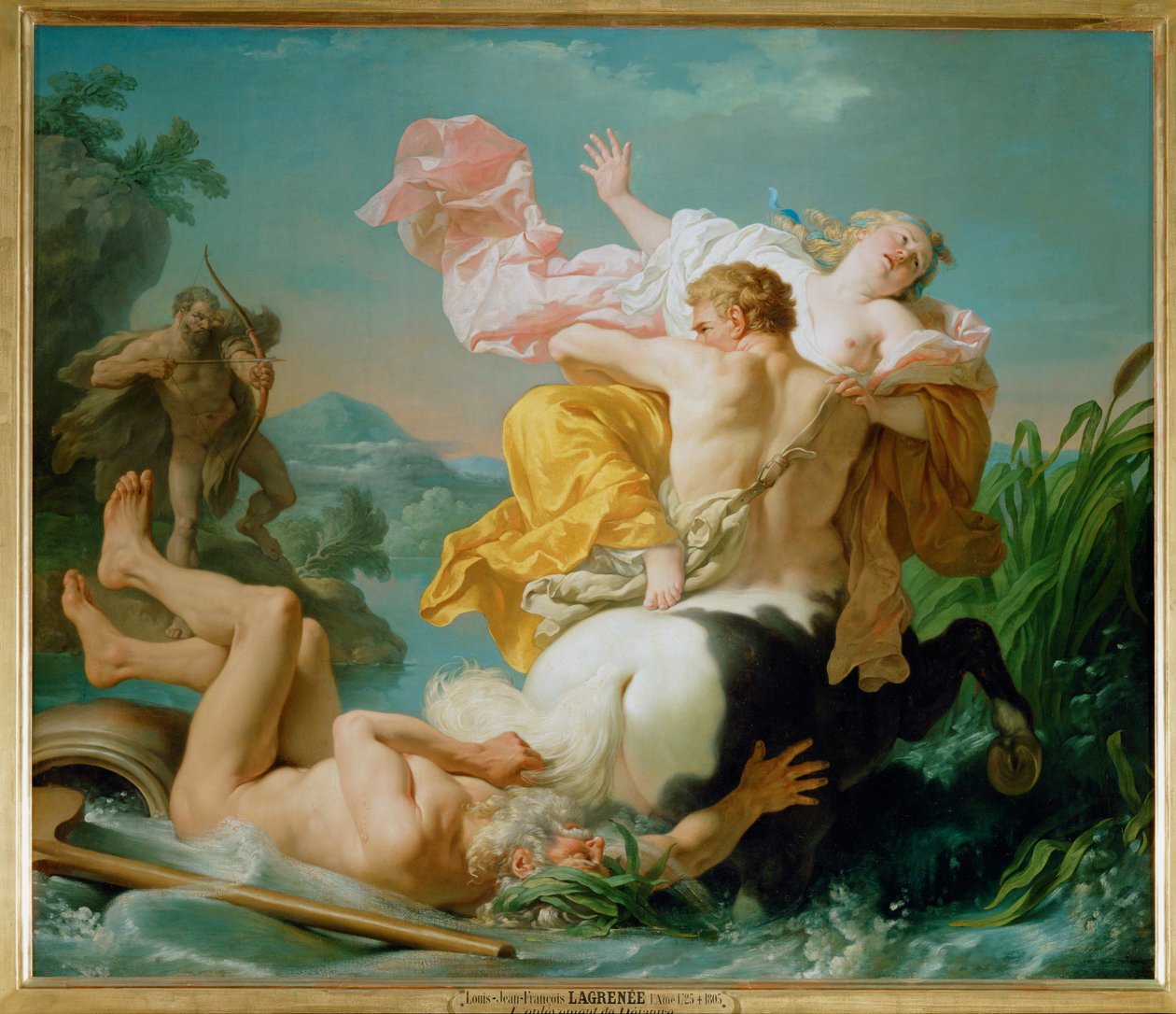 L' enlevement de Dejanire par le centaure Nessus -The rape