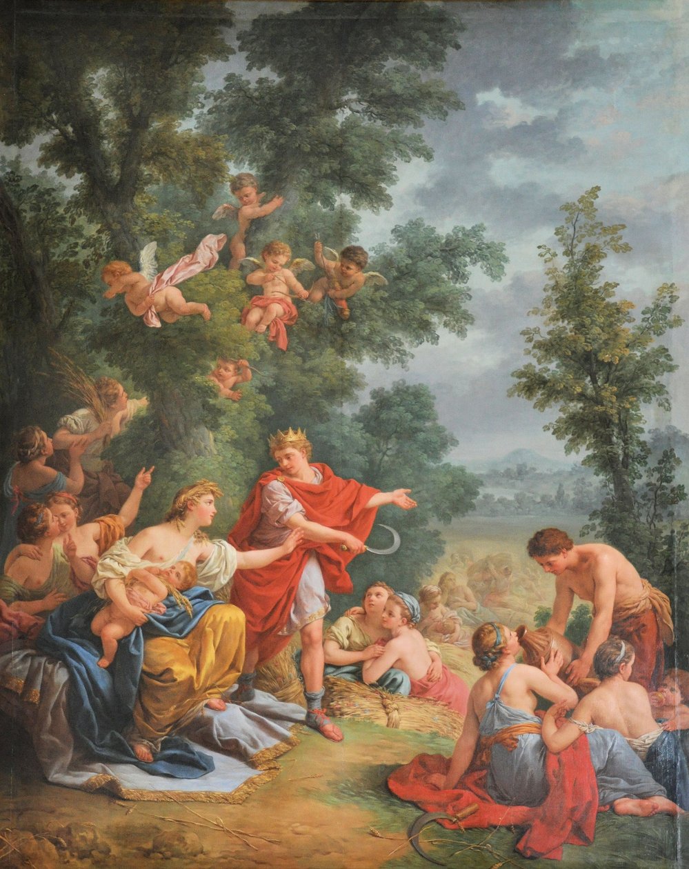 French: La moisson, ou Cérès et Triptolème The Harvest or Ceres and Triptolemos - Louis Jean François Lagrenée