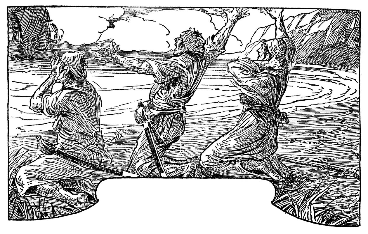 Illustration de Louis Rhead pour le roman « L