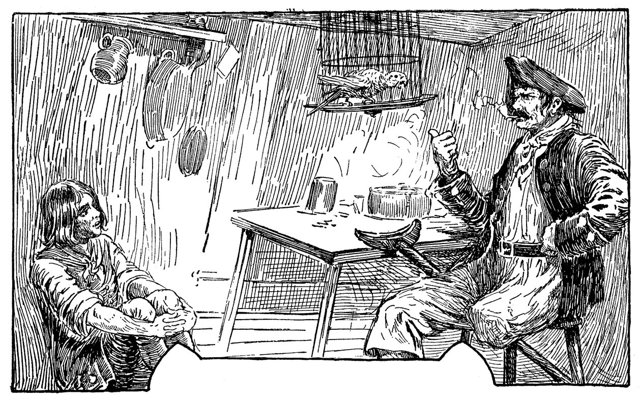 Illustration par Louis Rhead pour le roman "L