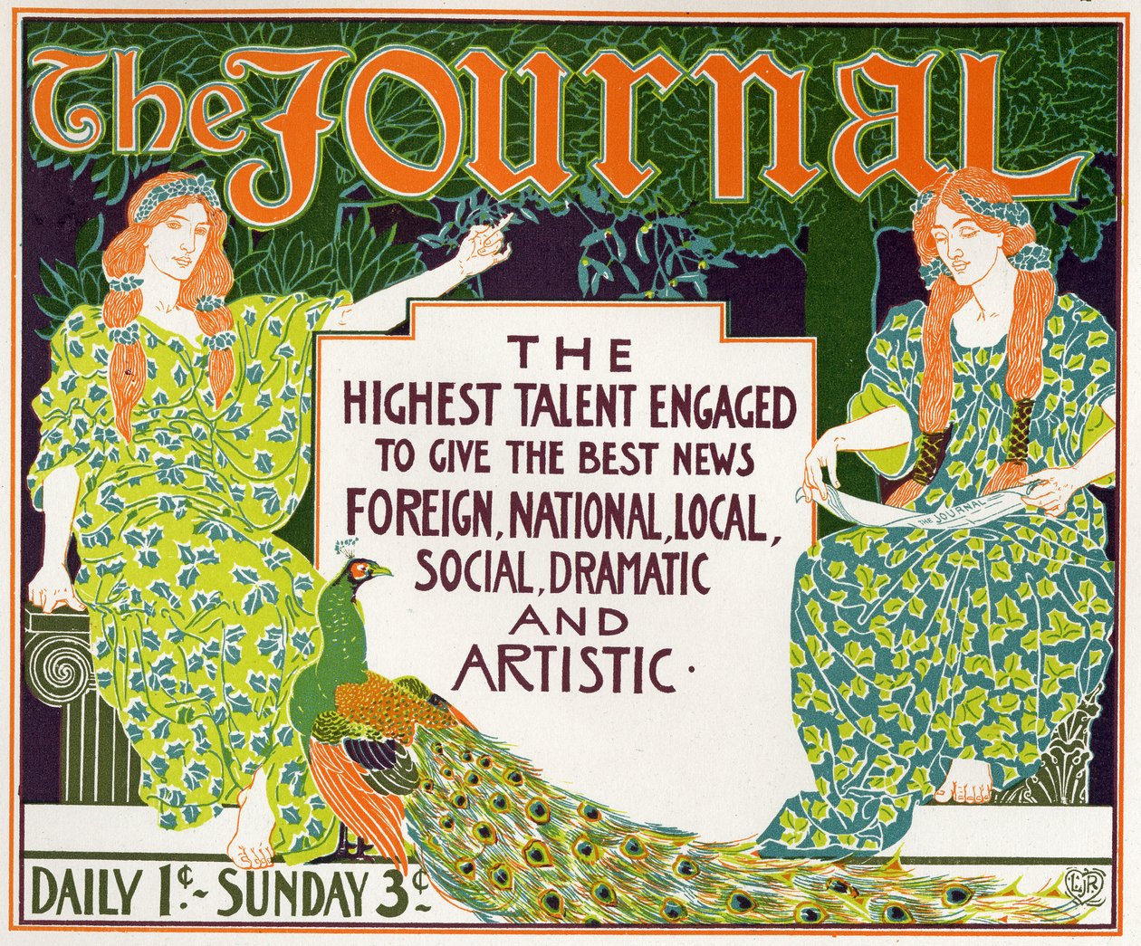 Le Journal | Louis John Rhead | Estampe d'art