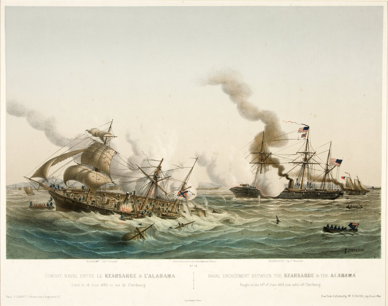 Combat naval entre le Kearsage et l