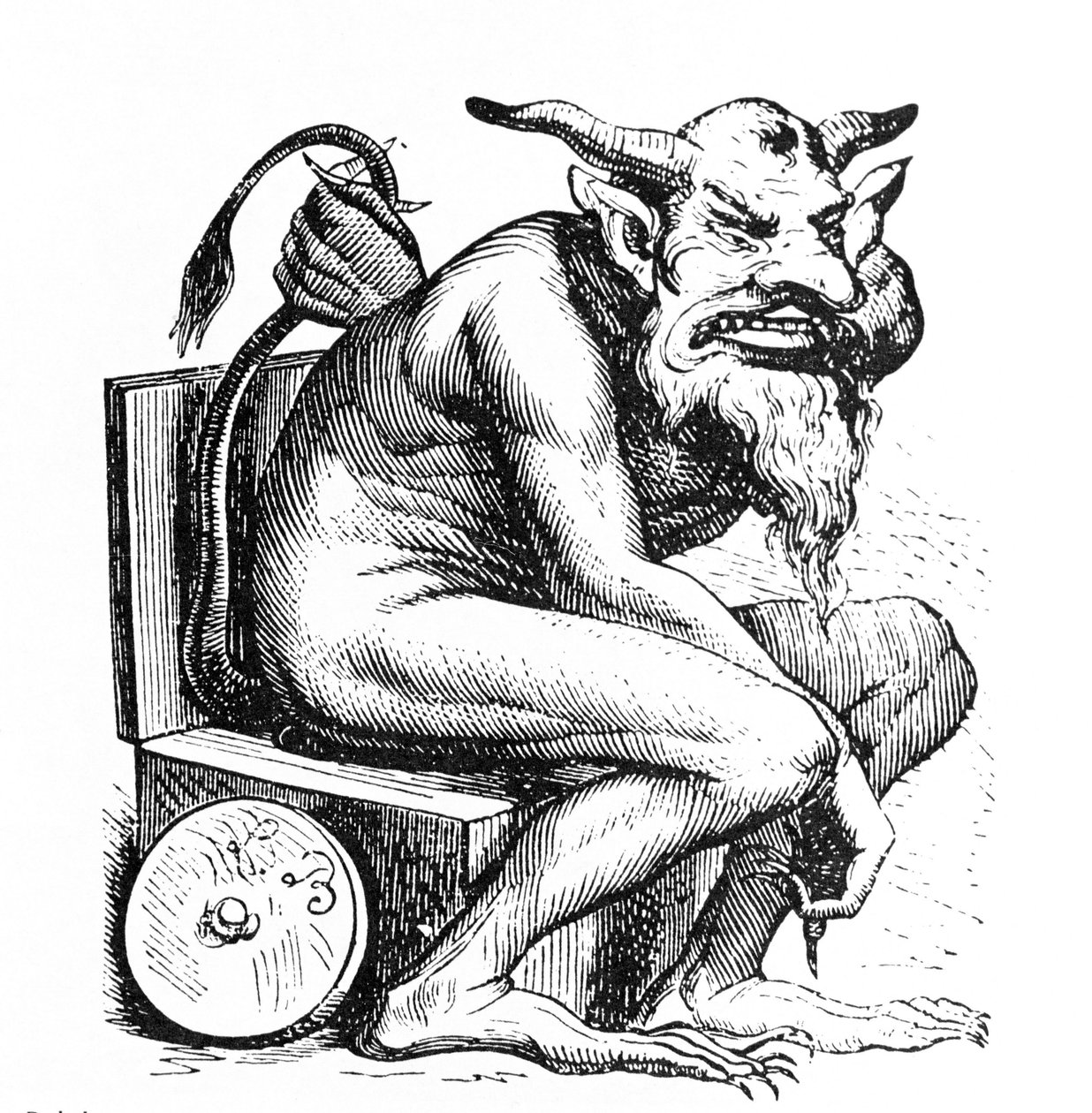 Représentation du diable Belphégor de l