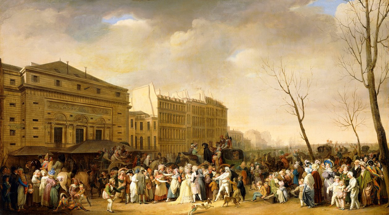 Un Carnaval sur le Boulevard du Crime - Louis Leopold Boilly