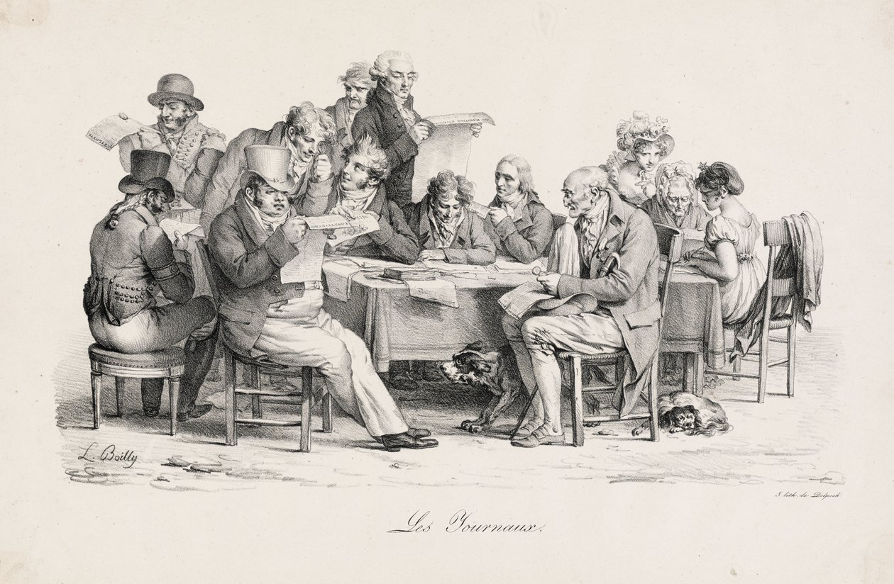 Les Journaux - Louis Leopold Boilly