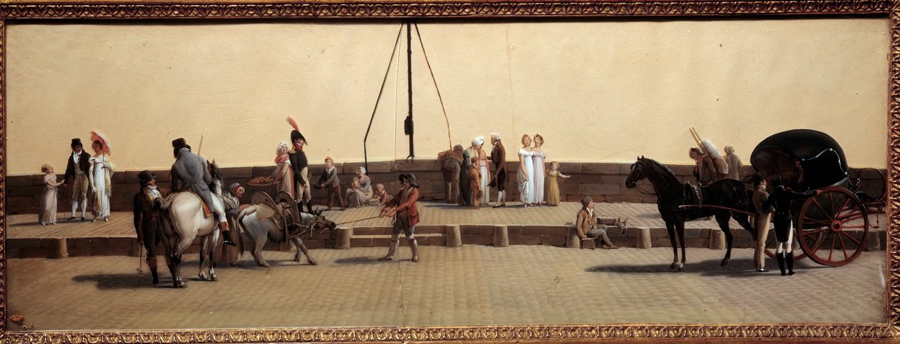Passage du Pont Royal à Paris - Louis Leopold Boilly