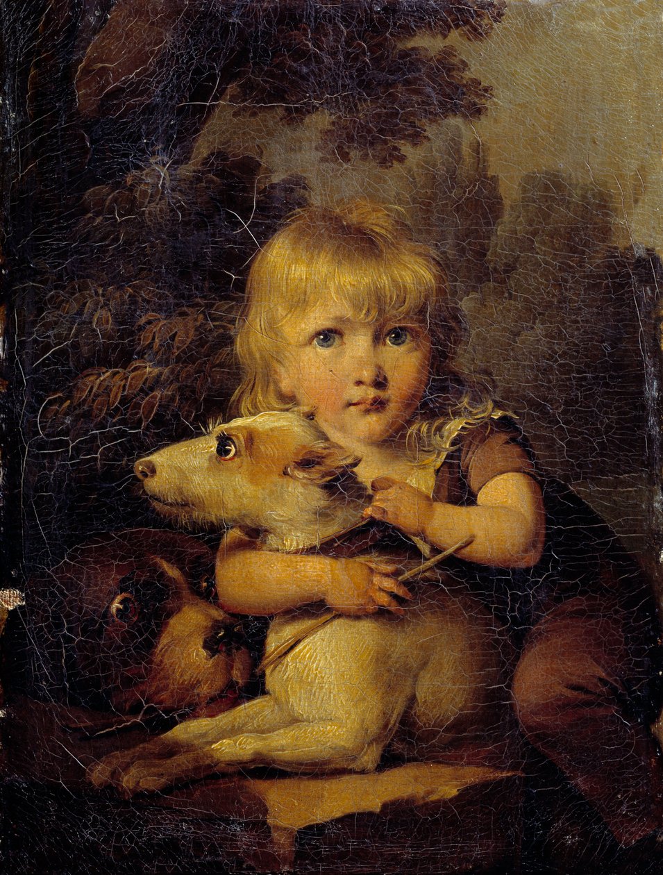 Portrait de Louis Arnault (1803-1885) enfant Peinture par Louis Léopold Boilly (1761-1845) vers 1808 Dim. 0,22x0,16 m - Louis Leopold Boilly