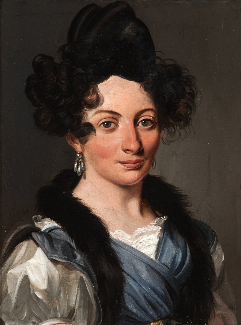 Portrait de Marie-Marthe Perpétue de Banyuls de Montferré, née de Chavigny - Louis Leopold Boilly