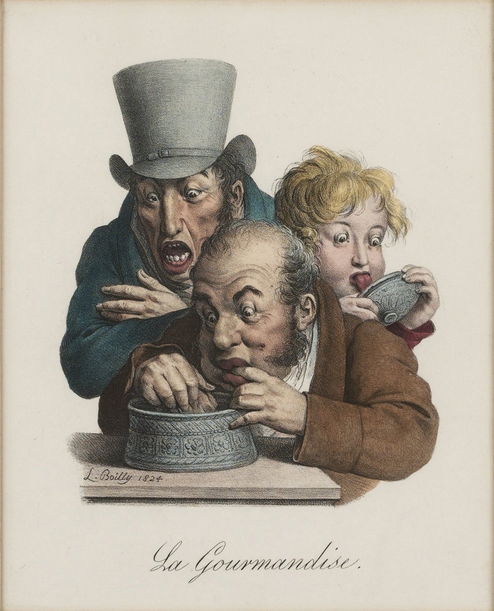 La gourmandise, 1824-1825 - Louis Leopold Boilly