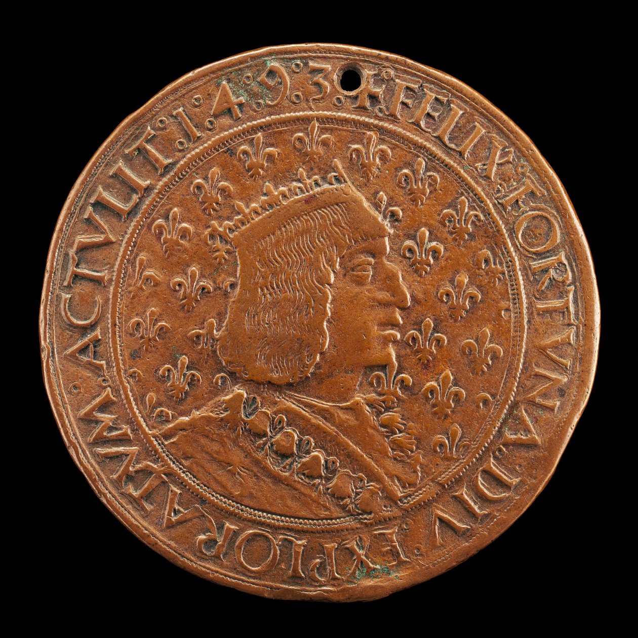 Charles VIII, 1470-1498, Roi de France 1483 [avers], 1493-1494 - Louis Lepère