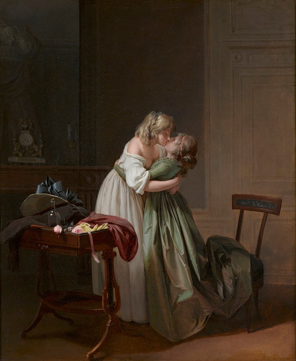 Louis-Léopold Boilly - Deux jeunes femmes s