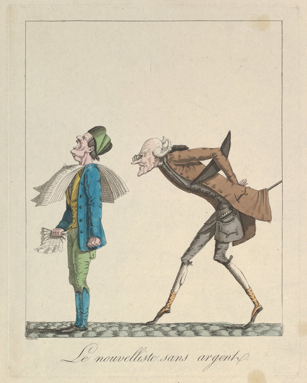 Le Nouvelliste Sans Argent, 1814 - Louis Maleuvre