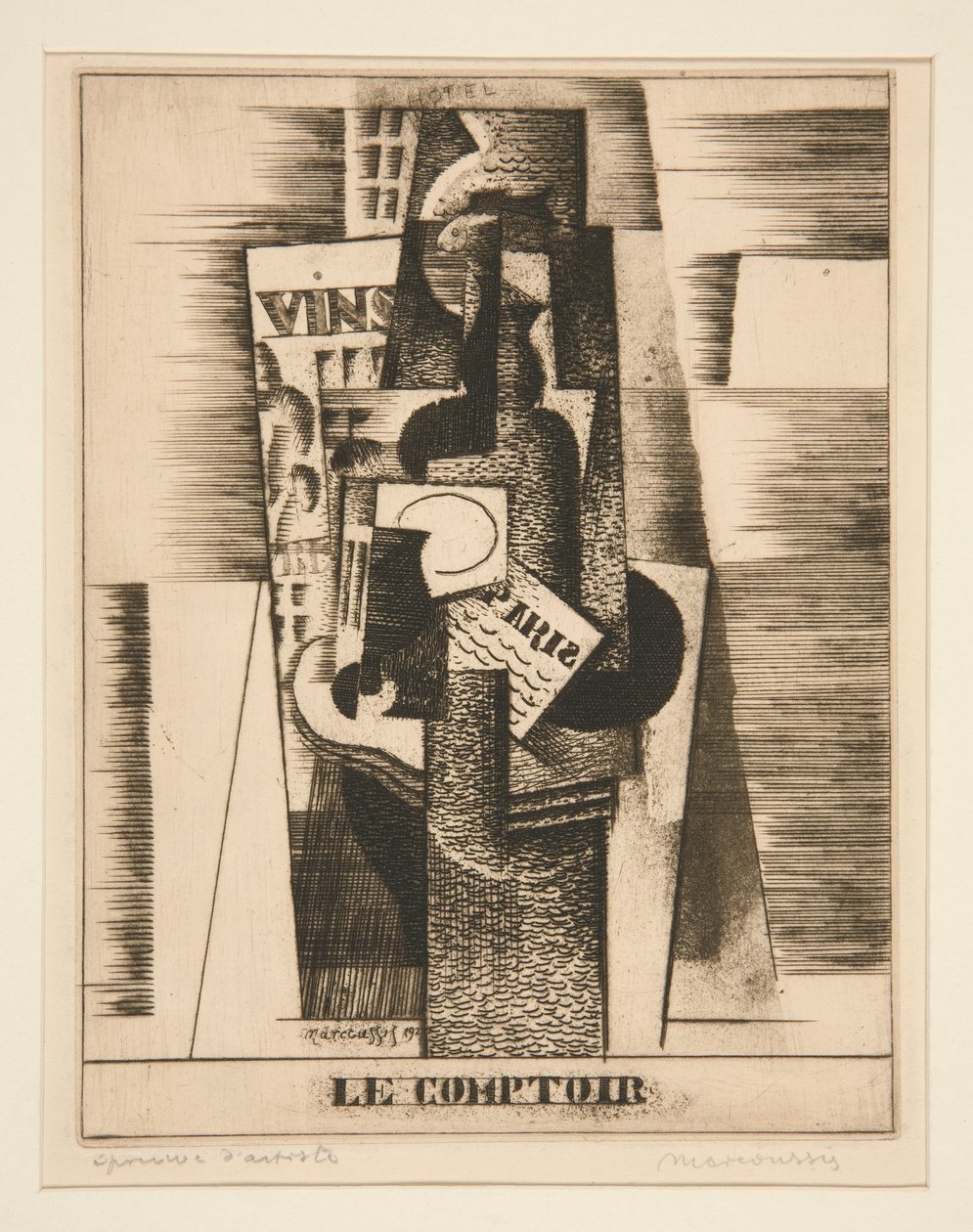 Le Comptoir - Louis Marcoussis