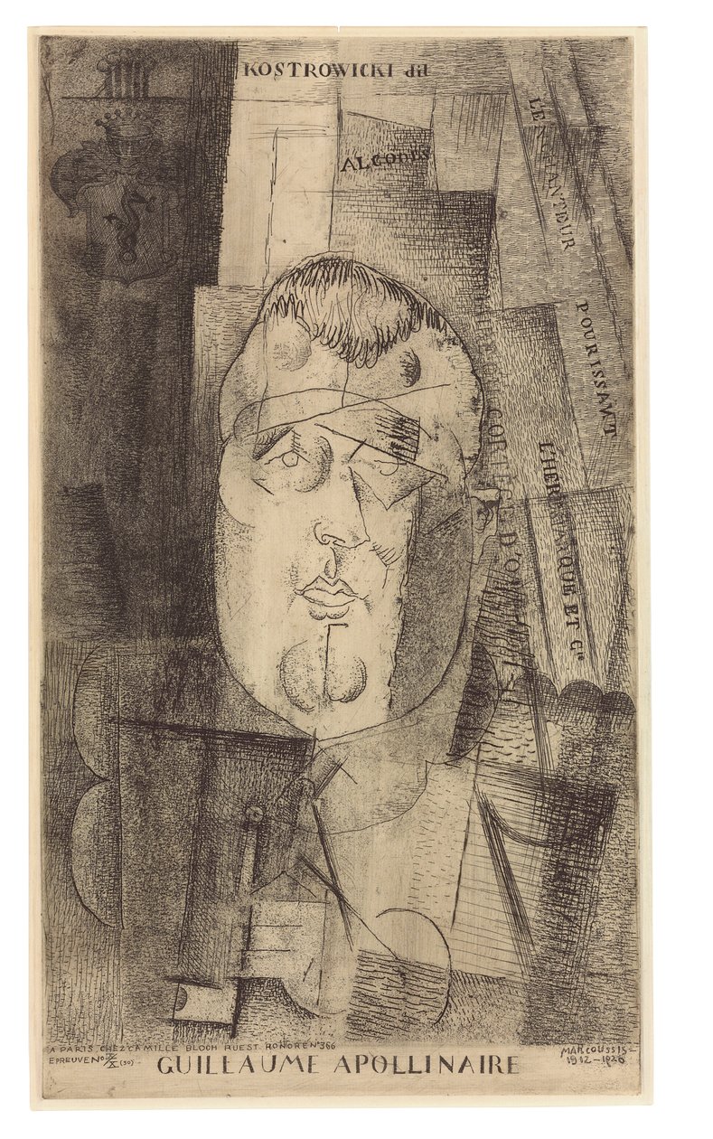 Portrait de Guillaume Apollinaire, 1912-20 - Louis Marcoussis