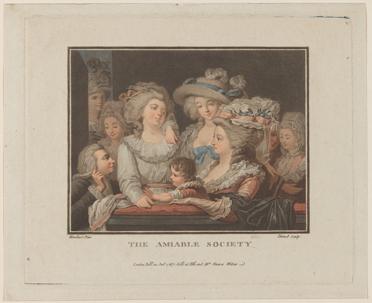 La société aimable - Louis Marin Bonnet