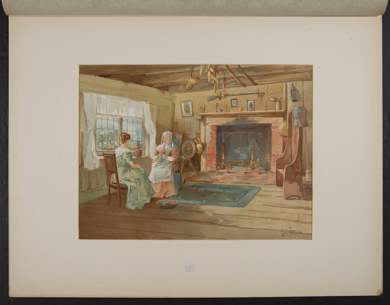La cabane de la Nouvelle-Angleterre, Midway Plaisance - Louis Meynelle
