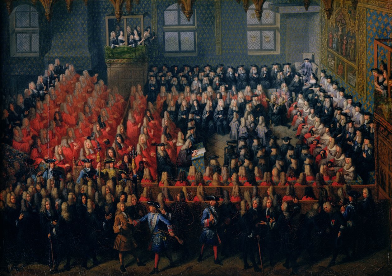 Lit de justice tenu au Parlement de Paris, 12 septembre 1715 - Louis Michel Dumesnil